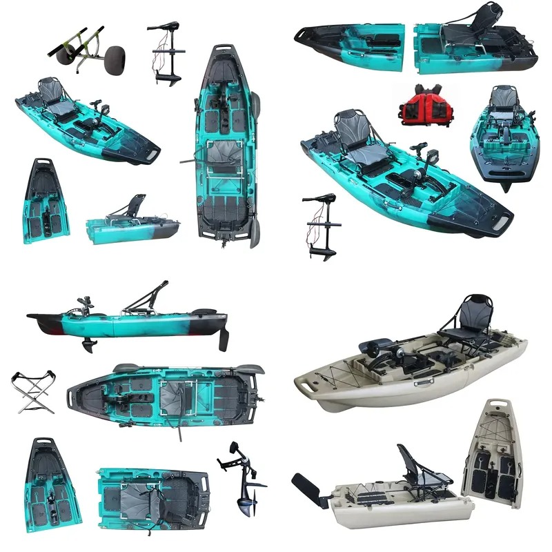 Fishing Kayak Paddle - Popüler 1 Kişilik HDPE/PE Üstten Oturmalı