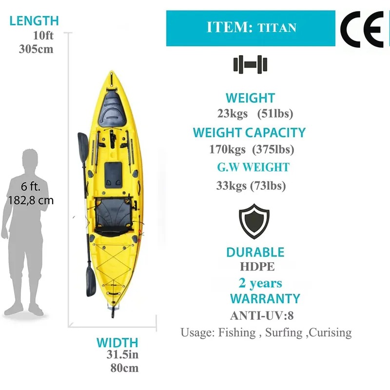 10ft Tek Kişilik Elektrikli Mo - Fishing Kayak Paddle incelemesi ve fiyatı