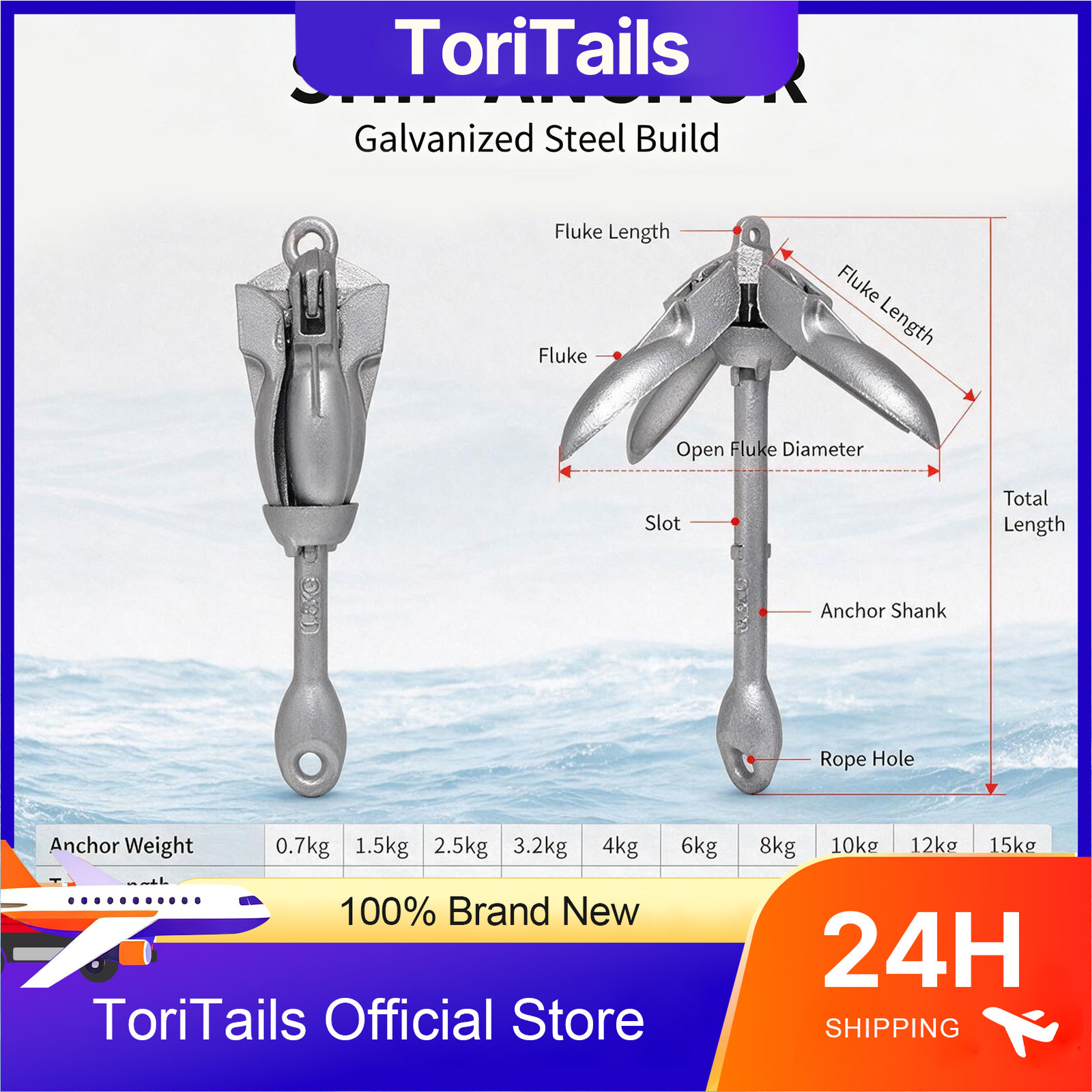 KOETSU Katlanabilir Tekne Çapa - Fishing Kayak Anchor incelemesi ve fiyatı